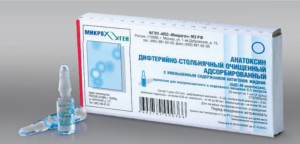 Анатоксин дифтерийно - столбнячный очищенный адсорбированный с уменьшенным содержанием антигенов жидкий - АДС-М-анатоксин